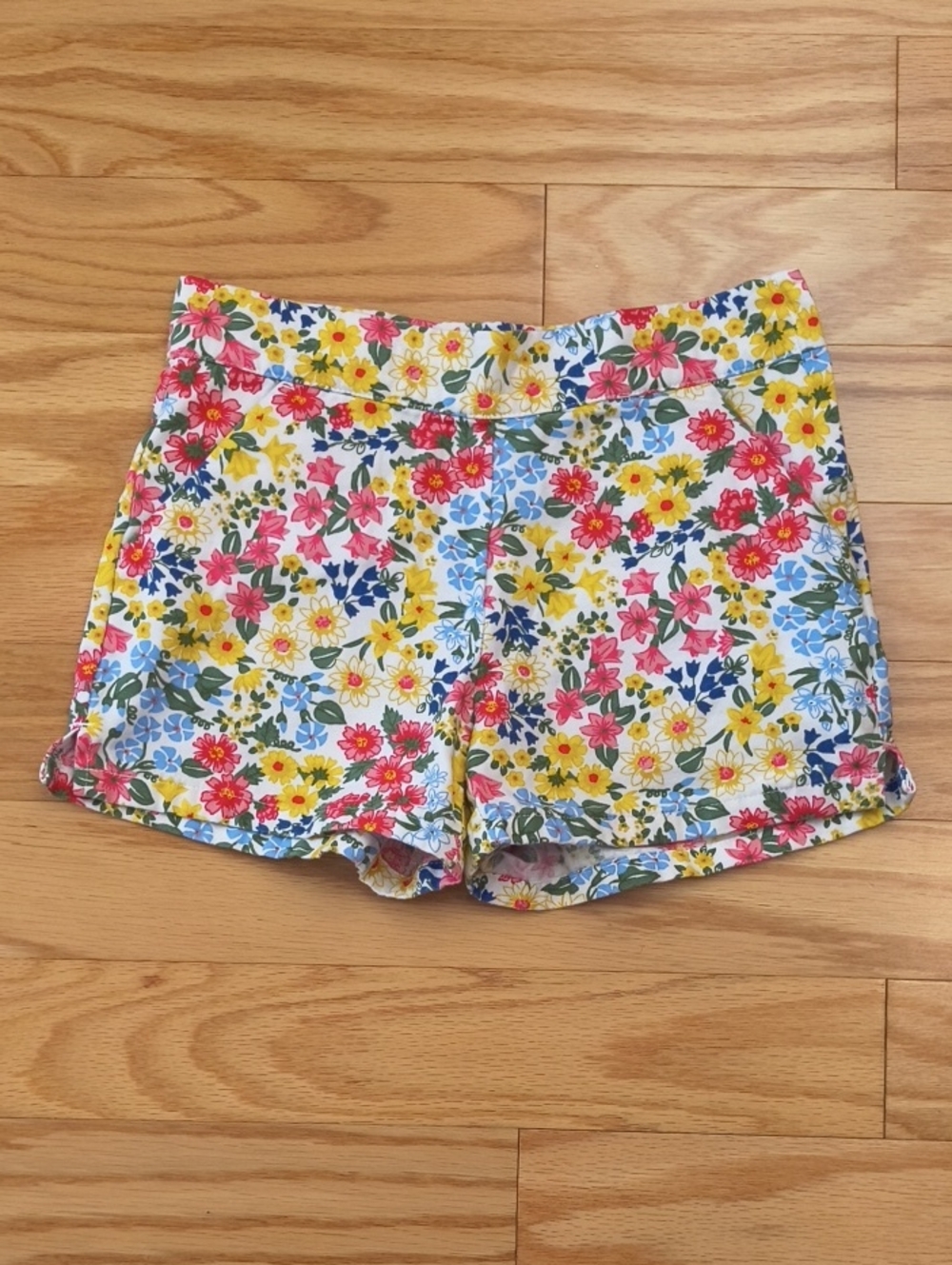 Janie and Jack Floral Print Shorts Size 8 EUC